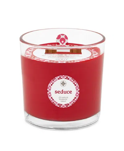 Root Candles Seeking Balance 2 Wick Seduce Patchouli Anise Spa Jar Candle, 12 oz In Red