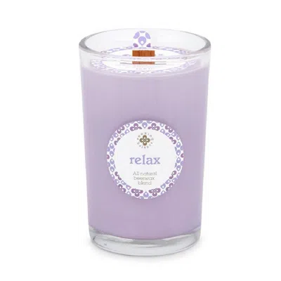 Root Candles Seeking Balance Aromatherapy Candle - Relax - Geranium Lavender - 8 oz