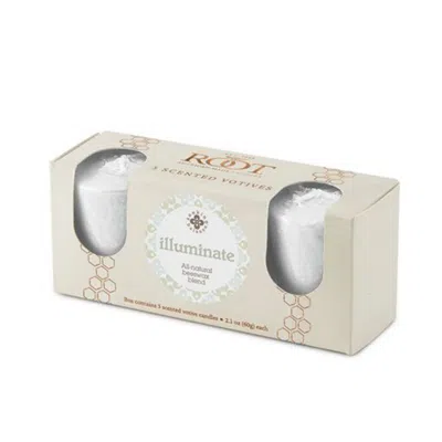 Root Candles Seeking Balance Aromatherapy Candle -illuminate - Juniper Rosewood - 3 Ct