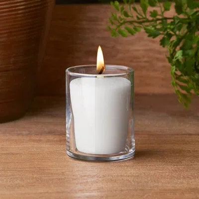 Root Candles Seeking Balance Aromatherapy Illuminate Votive Candle In White