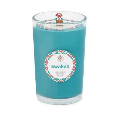 Root Candles Seeking Balance Awaken - Basil & Lime Aromatherapy Candle - 8 oz