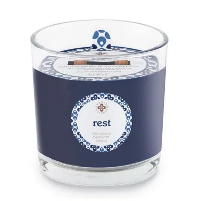 Root Candles Seeking Balance Rest - Chamomile & Eucalyptus Aromatherapy Candle - 12 oz
