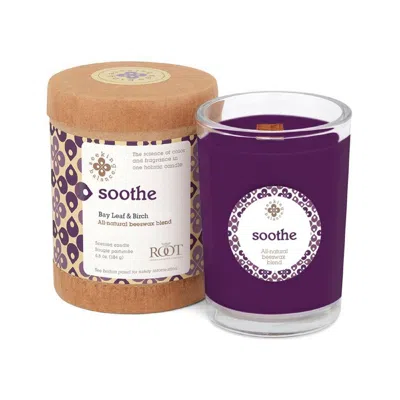 Root Candles Seeking Balance Soothe - Bay Leaf & Birch Aromatherapy Candle - 6.5 oz