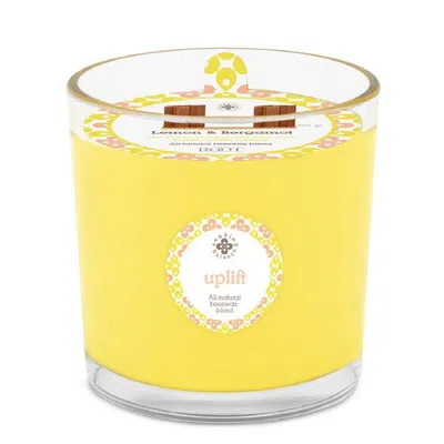 Root Candles Seeking Balance Uplift - Lemon & Bergamot Aromatherapy Candle - 12 oz