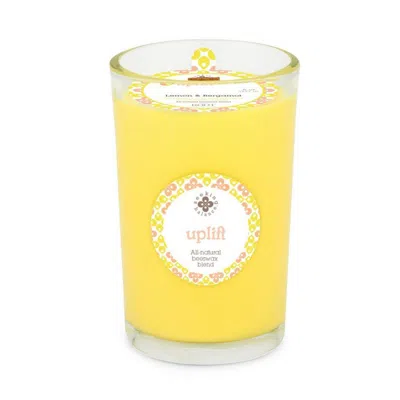 Root Candles Seeking Balance Uplift - Lemon & Bergamot Aromatherapy Candle - 8 oz