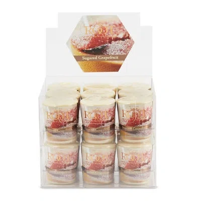 Root Candles Sugared Grapefruit Scented Votive Candle In Cream;buttercream