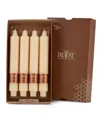 Root Candles Timberline Collenette 9" Taper Candle Set, 4 Piece In Buttercream
