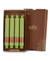 Root Candles Timberline Collenette 9" Taper Candle Set, 4 Piece In Willow