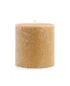 Root Candles Timberline Pillar Candle, 3" X 3" In Beeswax