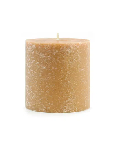 Root Candles Timberline Pillar Candle, 3" X 3" In Beeswax