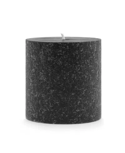 Root Candles Timberline Pillar Candle, 3" X 3" In Black