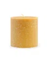 Root Candles Timberline Pillar Candle, 3" X 3" In Butterscotch