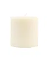 Root Candles Timberline Pillar Candle, 3" X 3" In Ivory
