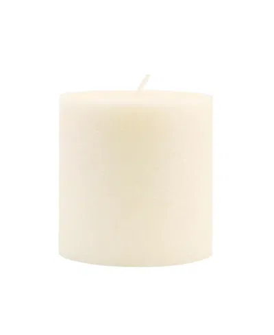 Root Candles Timberline Pillar Candle, 3" X 3" In Ivory