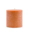 Root Candles Timberline Pillar Candle, 3" X 3" In Rust