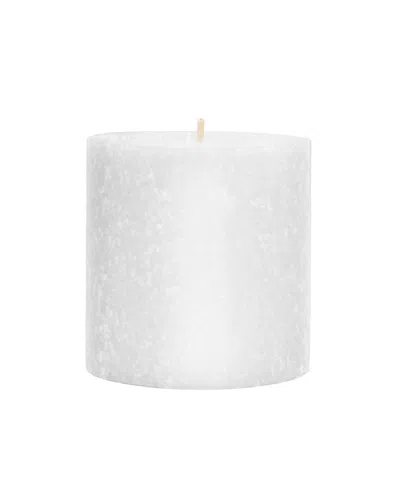 Root Candles Timberline Pillar Candle, 3" X 3" In White