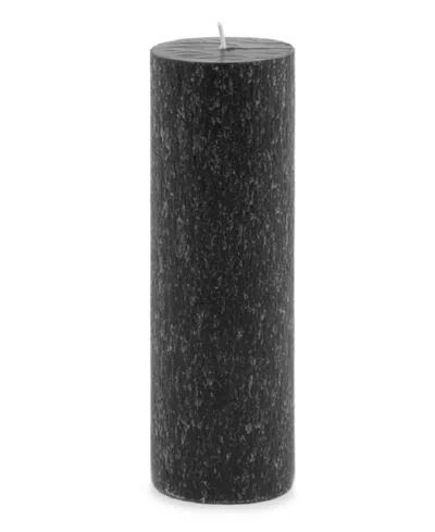 Root Candles Timberline Pillar Candle, 3" X 9" In Black