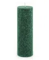 Root Candles Timberline Pillar Candle, 3" X 9" In Dark Green