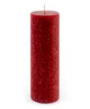 Root Candles Timberline Pillar Candle, 3" X 9" In Garnet