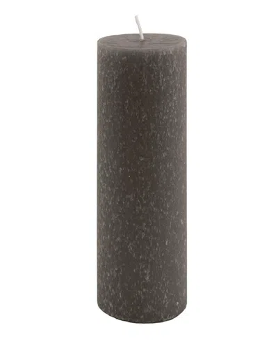 Root Candles Timberline Pillar Candle, 3" X 9" In Stone