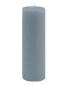 Root Candles Timberline Pillar Candle, 3" X 9" In Williamsburg Blue