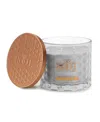 Root Candles Tobacco Vanilla Fragrance Honeycomb Glass Jar Candle In Platinum Gray