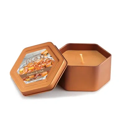 Root Candles Traveler Amber And Oak Scented Jar Candle
