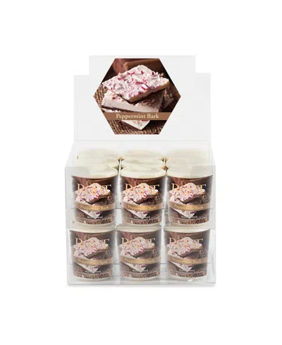 Root Candles Votive Peppermint Bark 20 Hour Candles Set, 18 Piece In Natural