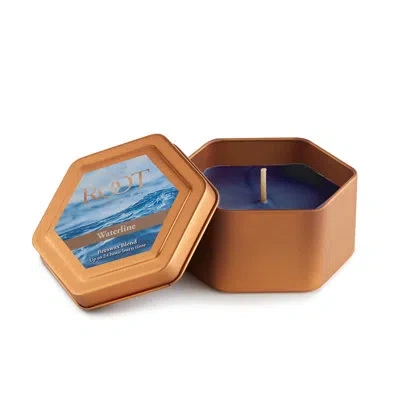 Root Candles Waterline Scented Jar Candle In Navy