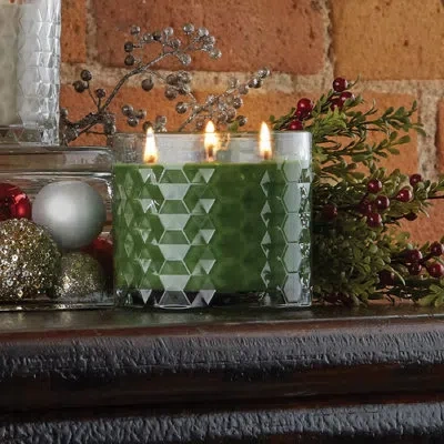 Root Candles Winter Balsam Scented Jar Candle In Green