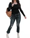 Root Denim Sydney Distressed Jeans In Black In Black