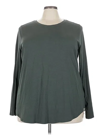 Pre-owned Roots 3/4 Sleeve T-shirt In Gray