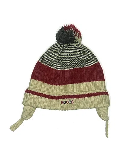 Pre-owned Roots Cabin Kids' Beanie Hat In Brown