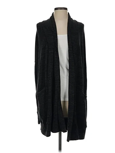 Pre-owned Roots Cardigan Sweater In Black