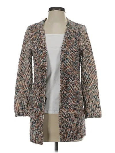 Pre-owned Roots Cardigan Sweater In Gray