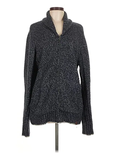 Pre-owned Roots Cardigan Sweater In Gray