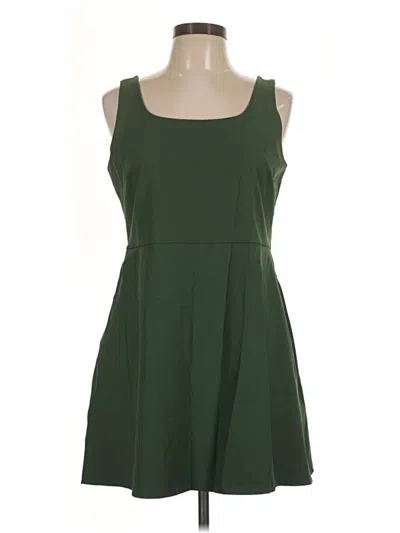 Pre-owned Roots Casual Dress In Green