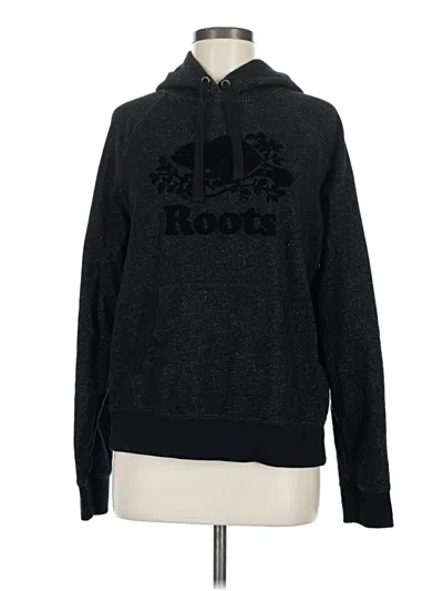 Pre-owned Roots Pullover Hoodie In Black