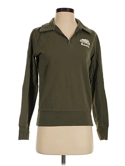 Pre-owned Roots Sweatshirt In Green