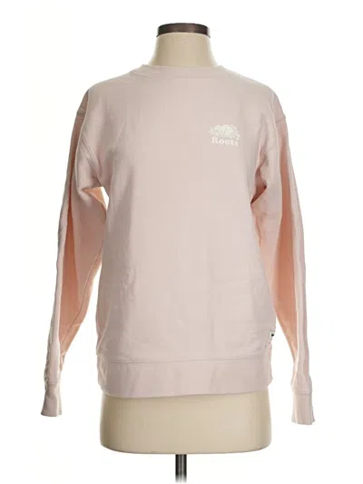 Pre-owned Roots Sweatshirt In Pink