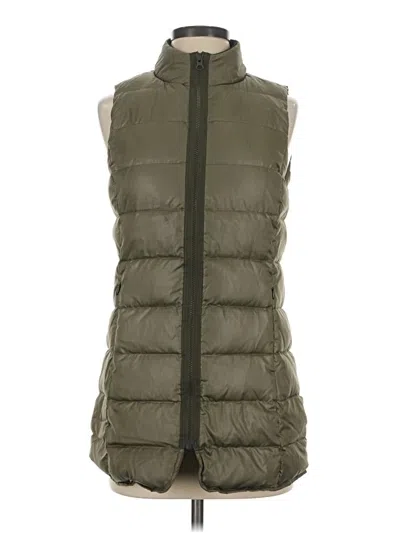 Pre-owned Roots Vest In Green