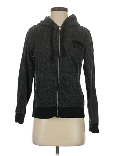 Pre-owned Roots Zip Up Hoodie In Gray