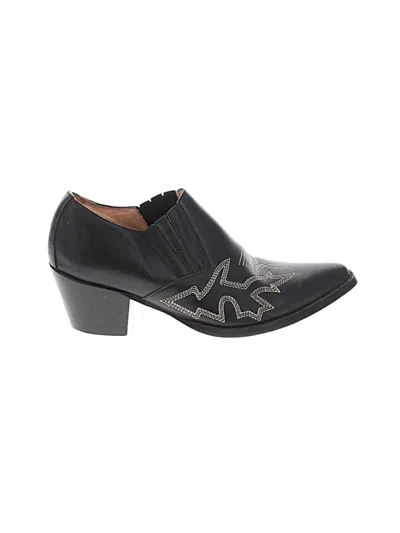 Pre-owned Roper Ankle Boots In Black