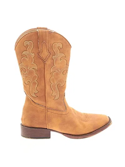 Pre-owned Roper Boots In Tan