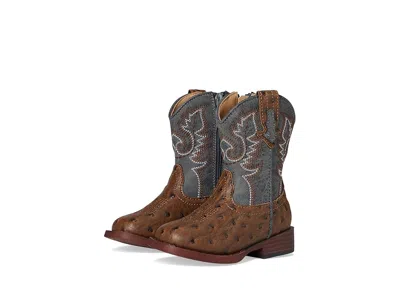 Roper Kids' Bumps (toddler) Cowboy Boots Brown : 8 Toddler M In Multi