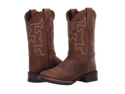 Roper Cow Hide (toddler/little Kid) Cowboy Boots Brown Crazy Horse Leather Vamp & Shaft : 9 Toddler M