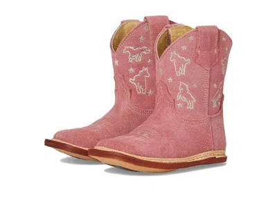 Roper Kids' Cowbabies Best Friends (infant/toddler) Girl Cowboy Boots Pink : 4 Toddler M, Leather/suede