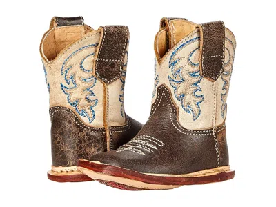 Roper Kids' Cowbabies Parker (infant/toddler) Boy's Shoes Tan : 4 Toddler M, Leather In Brown