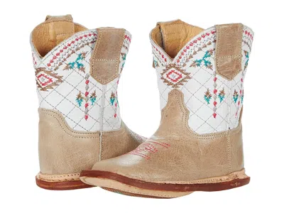 Roper Kids' Cowbabies Sage (infant/toddler) Girl's Shoes Tan : 2 Infant M, Leather In Brown