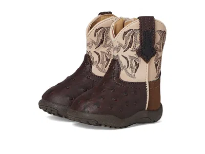 Roper Kids' Cowbaby Dalton (infant/toddler) Cowboy Boots Brown : 2 Infant M, Leather